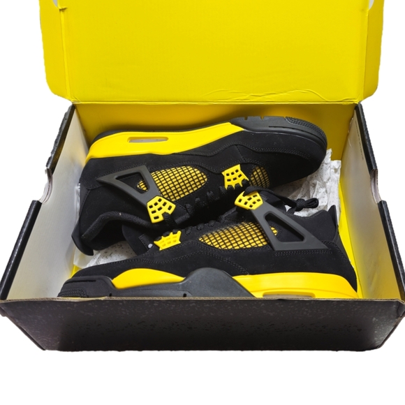 JORDAN | air jordan 4 retro "thunder" sneakers - Picture 13 of 14